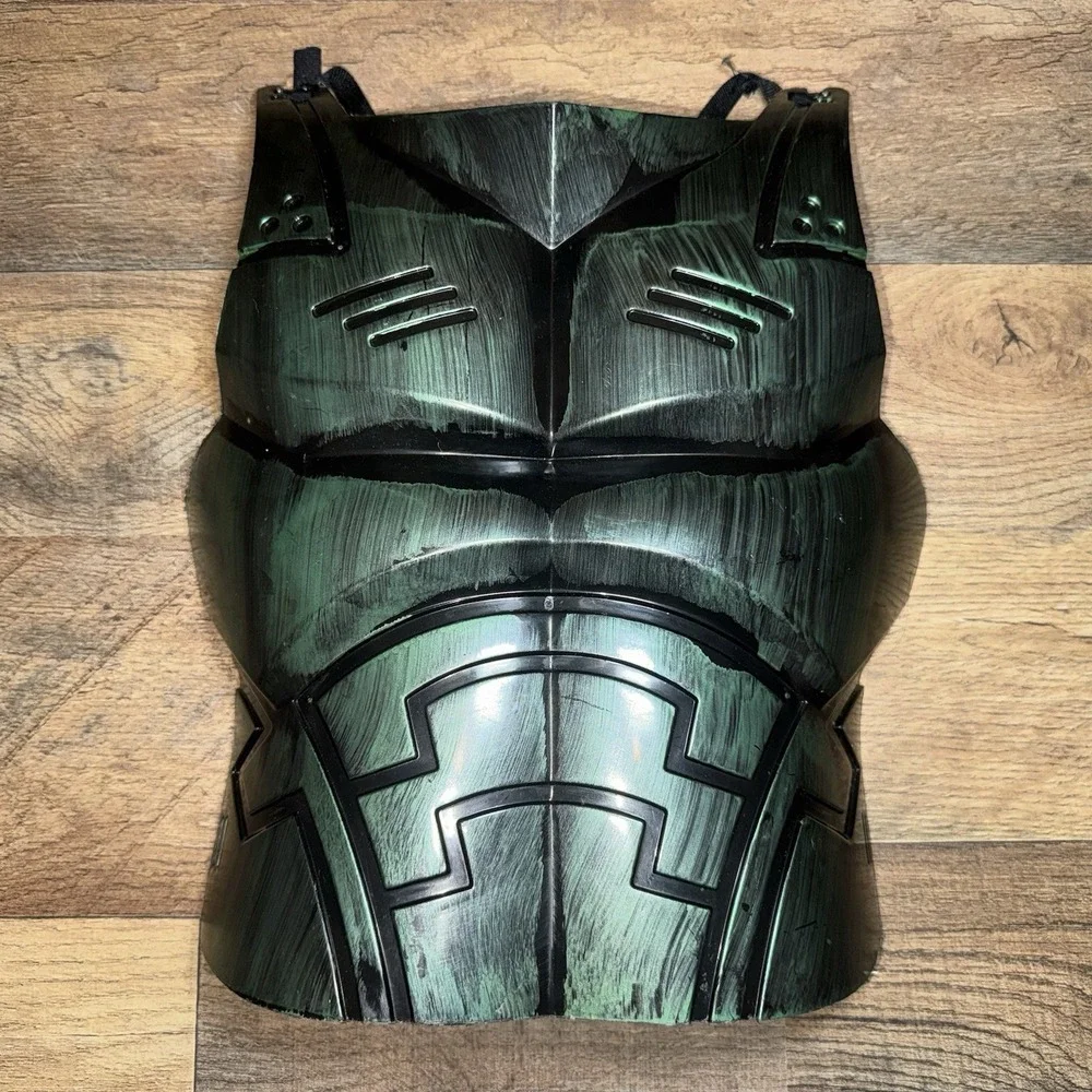 Unbranded Costume Mask & Armor Kids OS Green Marvel Goblin Style